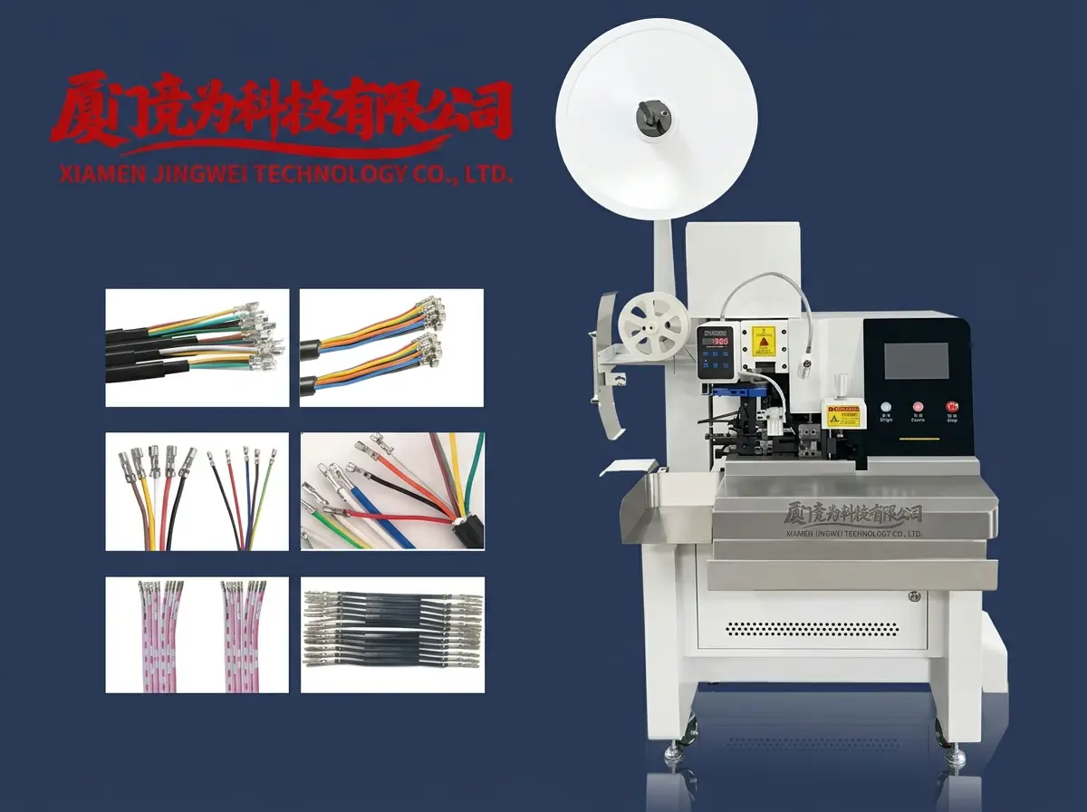 เครื่องปอกและย้ำสายไฟหุ้มหลายแกนอัตโนมัติ JW-630L