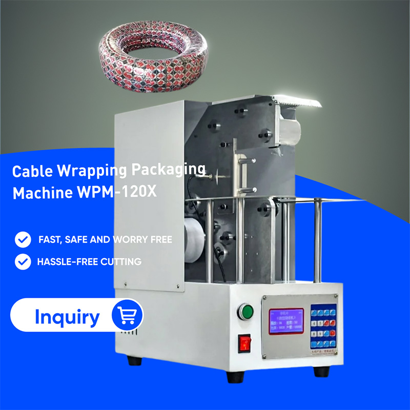 เครื่องพันและบรรจุสายเคเบิลกึ่งอัตโนมัติ WPM-120X