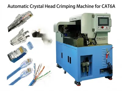 เครื่องย้ำหัวคริสตัลอัตโนมัติพร้อมสายเคเบิลฉนวน WPM-CAT6A