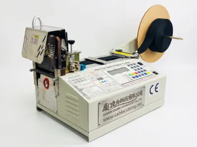 เครื่องตัดริบบิ้นผ้าซาตินตัดร้อนอัตโนมัติ WPM-890S - เครื่องตัดเทป