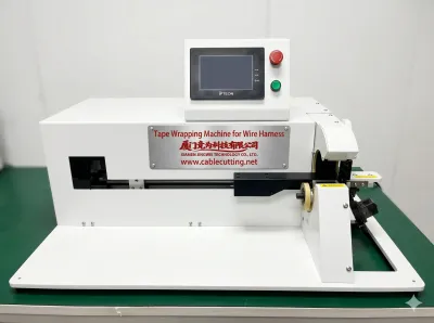 เครื่องพันเทปอัตโนมัติความเร็วสูงสำหรับสายไฟและสายเคเบิล WPM-302 - เครื่องพันเทป