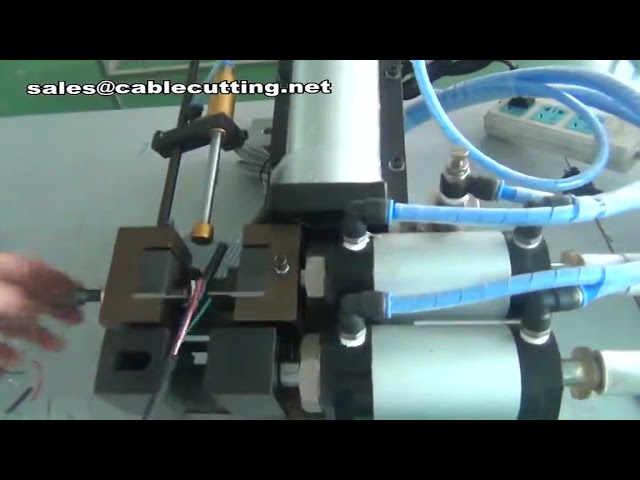 เครื่องลอกปลอกสายไฟด้วยลม และเครื่องปอกสายไฟฟ้าอัตโนมัติ | Pneumatic Peeling & Electrical Stripping Machine