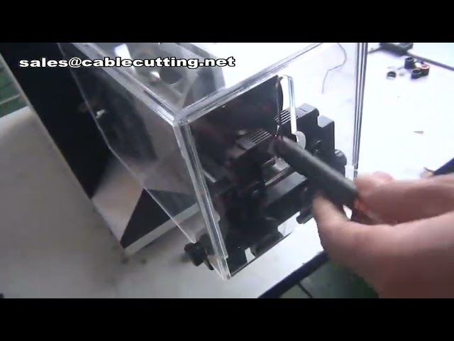 เครื่องปอกสายโคแอกเชียลอัตโนมัติ สำหรับสายเคเบิลพลังงานใหม่