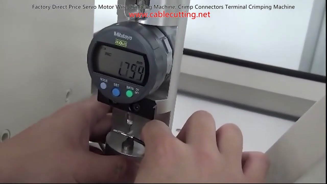 เครื่องย้ำสายไฟ Servo Motor ราคาโรงงาน | เครื่องย้ำขั้วต่อเทอร์มินอลความแม่นยำสูง