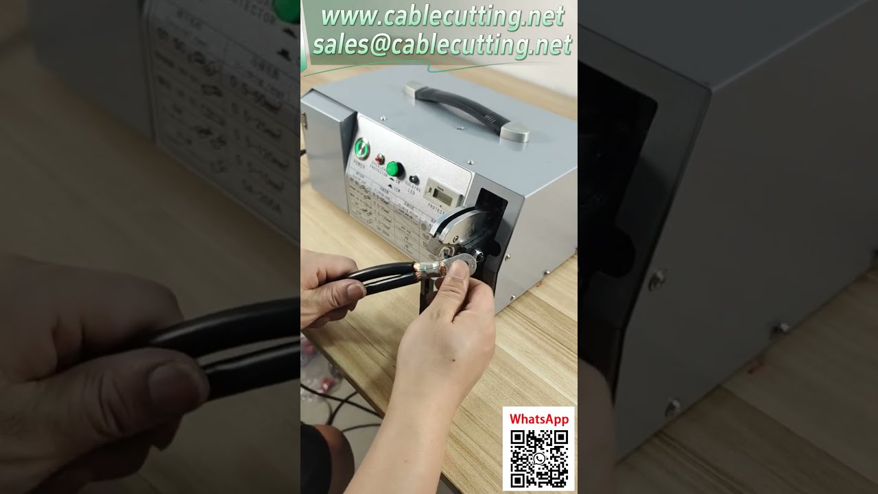 เครื่องย้ำสายไฟฟ้า EM 50B2 สำหรับ RN เทอร์มินอล 60-70 ตร.มม. | พลังงานไฟฟ้าแท้ | สาธิตการทำงานในโรงงาน