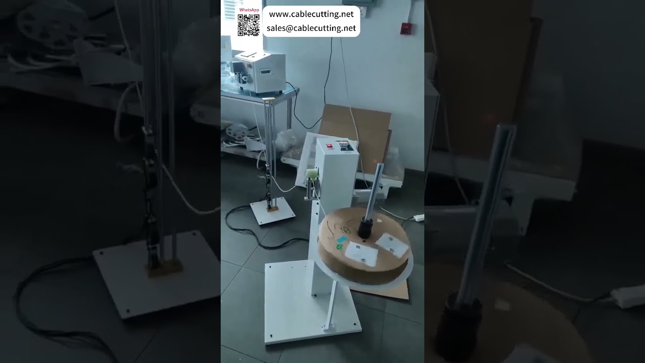 Horizontal Vertical Wire Pay Off Machine and Belt Tube Cutting Unit For Smooth Jam Free Action - Shorts