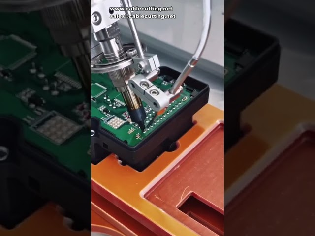 เครื่องบัดกรีอัตโนมัติ 3 แกน สำหรับ PCB | หุ่นยนต์บัดกรี SMD ติดตั้ง LED อุปกรณ์อิเล็กทรอนิกส์