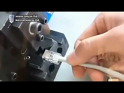 เครื่องประกอบสาย RJ45 และต่อสายใยแก้วนำแสง พร้อม Crimping สายเน็ตและโทรศัพท์ รุ่น 2