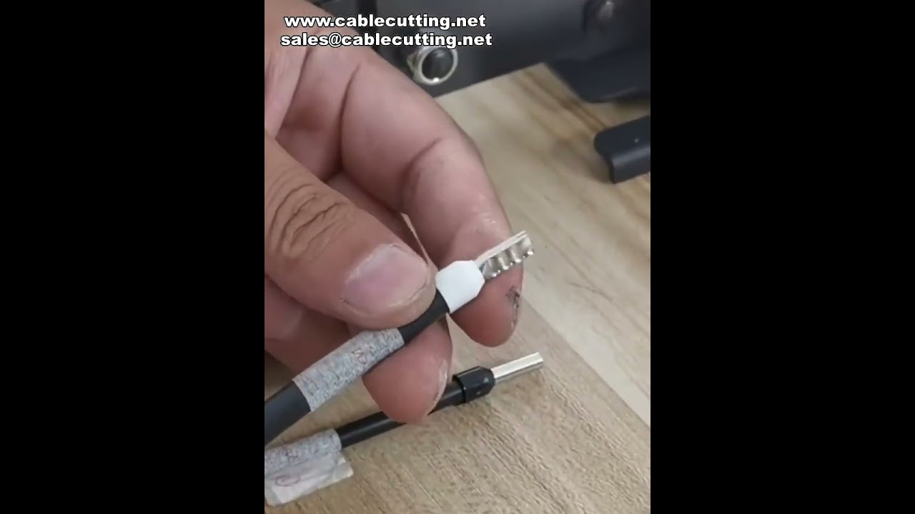 สาธิตการย้ำหัวเทอร์มินอลด้วยเครื่องย้ำลม Pneumatic - แม่นยำและมีประสิทธิภาพ