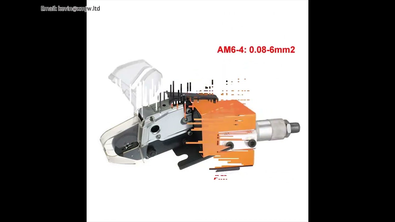 เครื่องย้ำขั้วต่อลม AM6 รุ่นย้ำสาย 0.08-6mm² ขั้วต่อหุ้มฉนวนประสิทธิภาพสูง