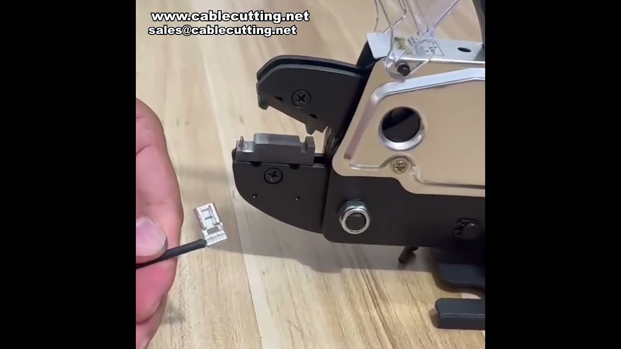 AM 10 Pneumatic Crimping Machine Flag Terminal Crimping Demonstration