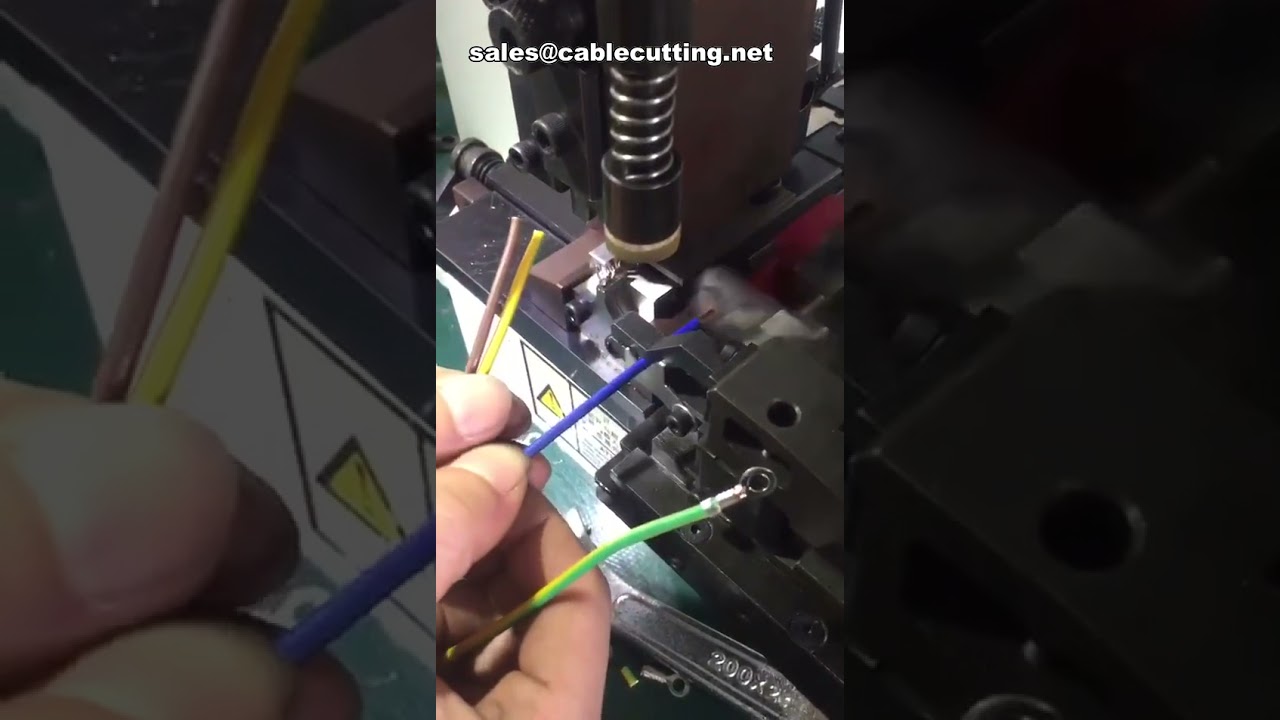 Manual Wire Stripping and Crimping Machine for Vertical Terminals