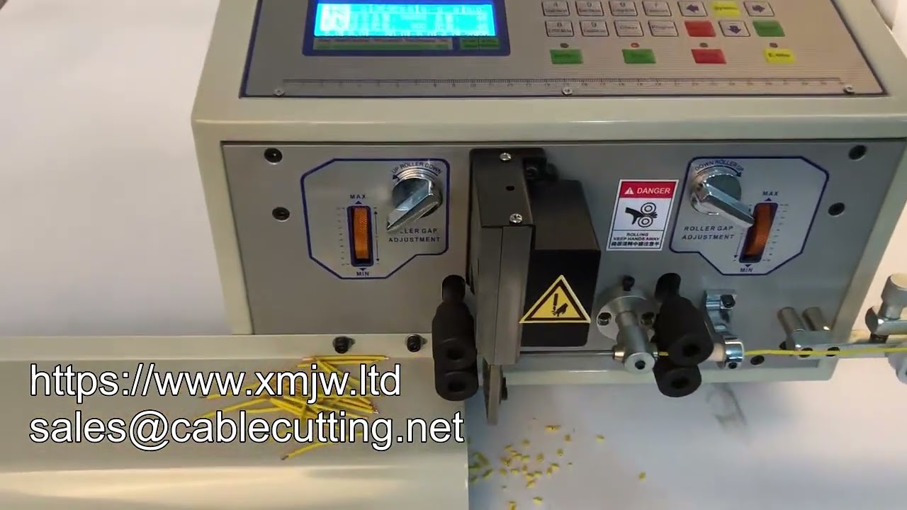 เครื่องปอกและตัดสายทองแดงอัตโนมัติ WPM 02 สำหรับโต๊ะทำงาน | เครื่องปอกสายไฟขนาดเล็ก