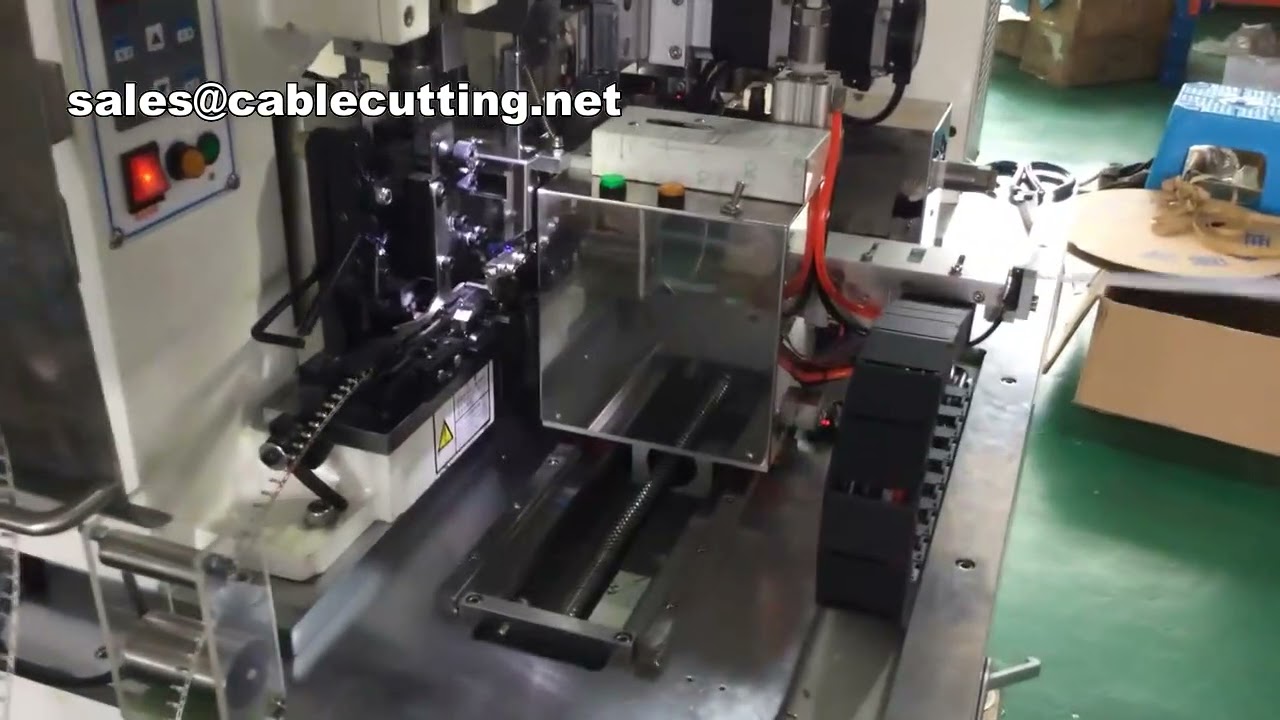 flat wire terminal crimping machine