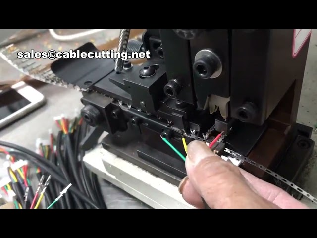 Cable Connector Applicator Semi Wire Stripping Terminal Crimping Machine, Wire Crimping Tool,Wire Ca