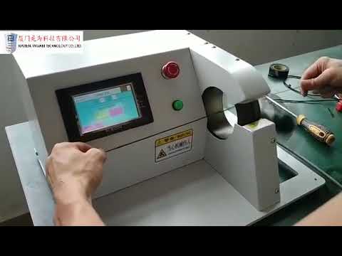 เครื่องติดป้ายธงสำหรับเทปพันสายไฟ PVC พร้อมระบบพันอัตโนมัติ | Flag Label Machine