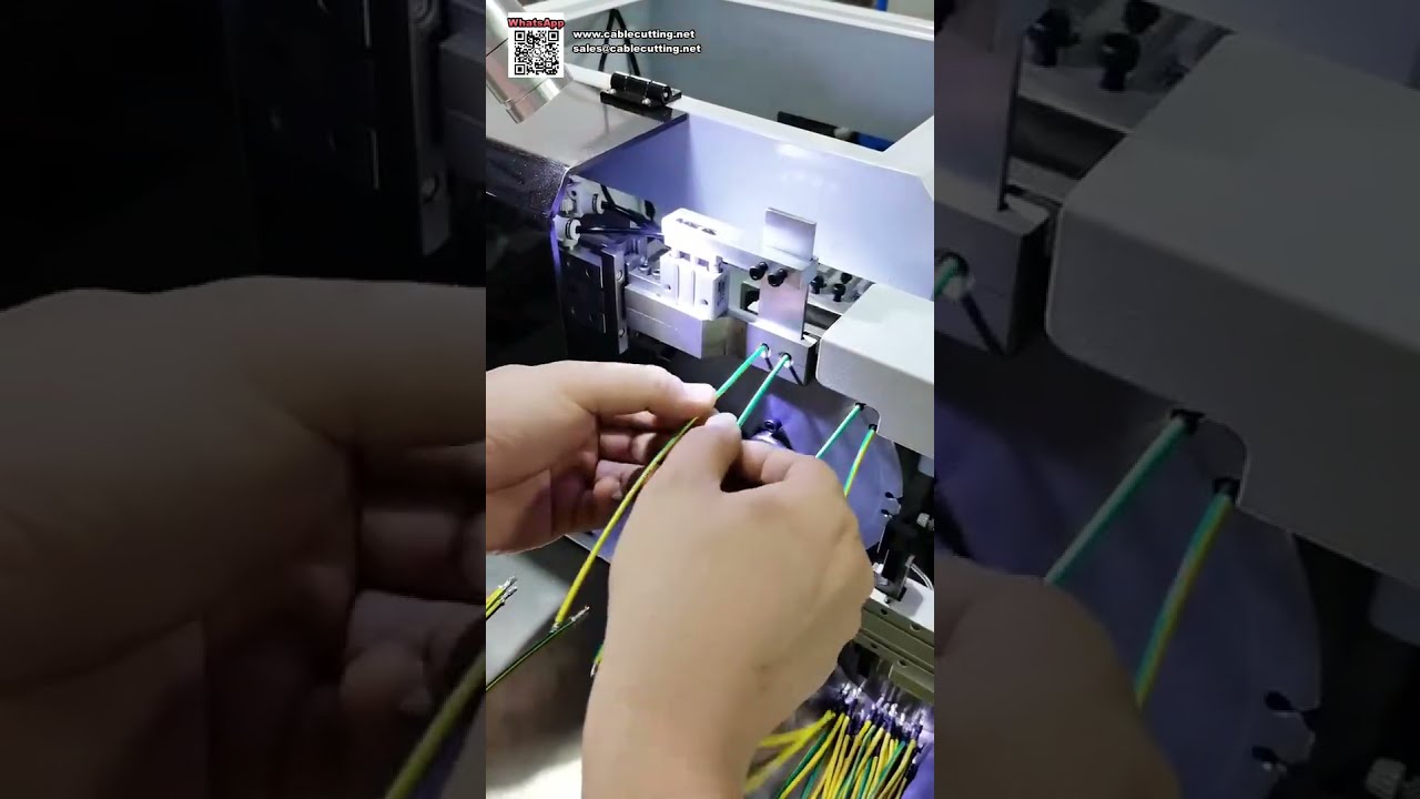 เครื่องเสียบและอบท่อหดความร้อนอัตโนมัติ — เสียบและหดในโฟลว์เดียว