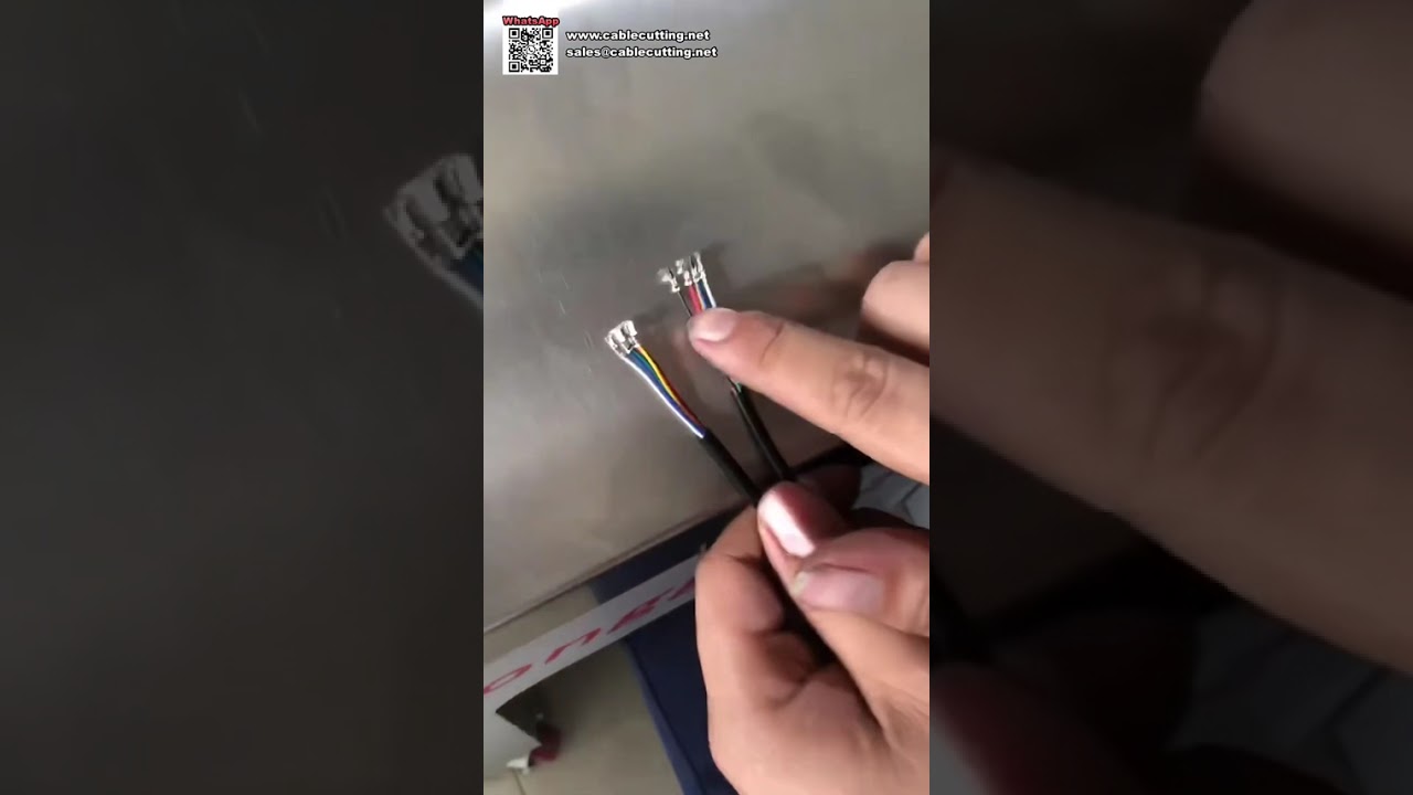 เครื่องลอกและย้ำสายไฟหลายแกนอัตโนมัติ — ครั้งเดียวจบ