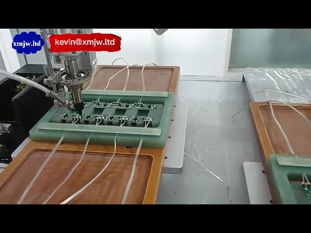 เครื่องบัดกรีจุ่มอัตโนมัติ 4 แกน สำหรับงาน PCB ขนาดเดสก์ท็อป