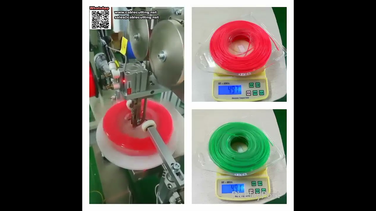 High Efficiency Vertical Pound Spool Blister Packaging Machine for Trimmer Line
