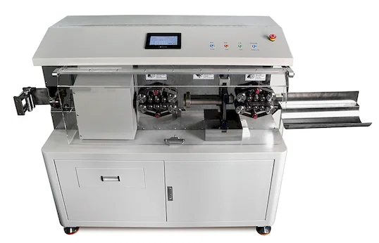 เครื่องตัดและปอกสายโคแอกเชียลอัตโนมัติ WPM-9935