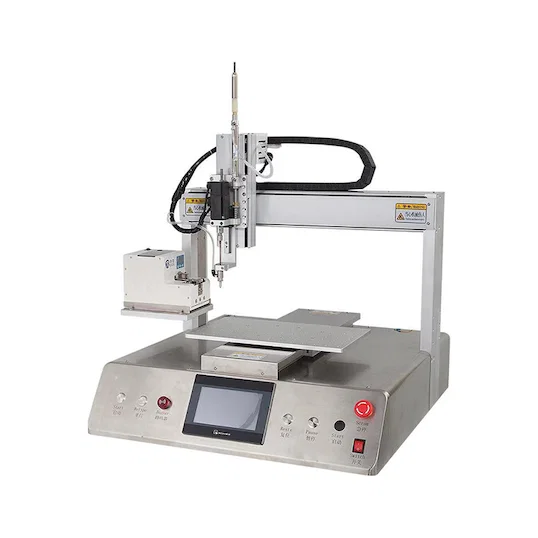 เครื่องล็อคสกรูอัตโนมัติแบบตั้งโต๊ะสำหรับของเล่น WPM-4220-2Z