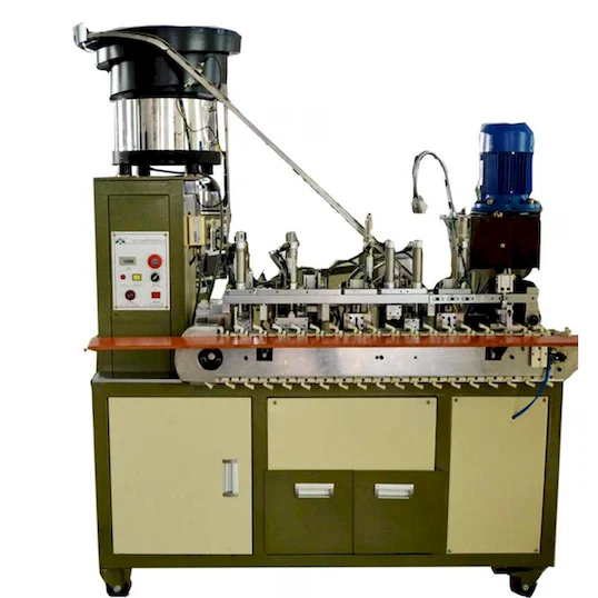 เครื่องย้ำปลั๊กยุโรปสำหรับสายกลมอัตโนมัติ WPM-203-F