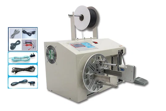 เครื่องพันและมัดม้วนสายไฟอัตโนมัติ WPM-210
